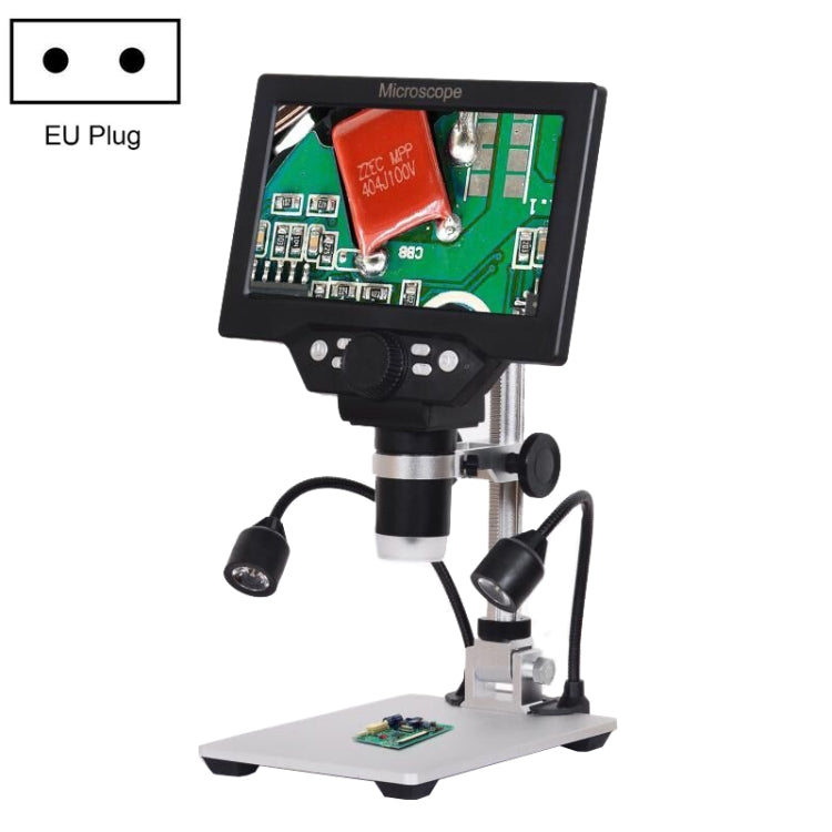 Microscopio digitale portatile 7" LCD 1200X con batteria