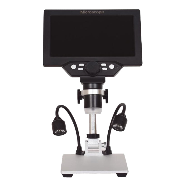G1200D Schermo LCD da 7 pollici 1200X Microscopio da tavolo elettronico digitale portatile, EU Plug With Battery, US Plug With Battery, AU Plug With Battery, UK Plug With Battery