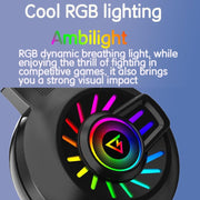 Cuffie da gioco cablate luminose FOREV G97 RGB con microfono, specifiche:, Standard (Black), 7.1 Channel (Black)