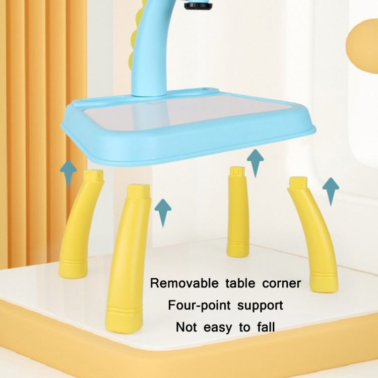 Lavagna giocattolo multifunzionale per pittura a proiezione per bambini, senza penna ad acquerello, stile:, Giraffe Yellow, Blue (No Projection), Pink (No Projection), Giraffe Pink, Dinosaur Blue, Dinosaur Pink