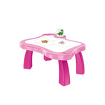Lavagna giocattolo multifunzionale per pittura a proiezione per bambini, senza penna ad acquerello, stile:, Giraffe Yellow, Blue (No Projection), Pink (No Projection), Giraffe Pink, Dinosaur Blue, Dinosaur Pink