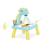 Lavagna giocattolo multifunzionale per pittura a proiezione per bambini, senza penna ad acquerello, stile:, Giraffe Yellow, Blue (No Projection), Pink (No Projection), Giraffe Pink, Dinosaur Blue, Dinosaur Pink