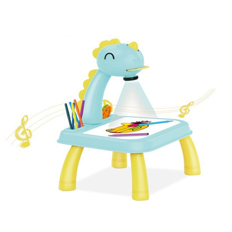 Lavagna giocattolo multifunzionale per pittura a proiezione per bambini, senza penna ad acquerello, stile:, Giraffe Yellow, Blue (No Projection), Pink (No Projection), Giraffe Pink, Dinosaur Blue, Dinosaur Pink