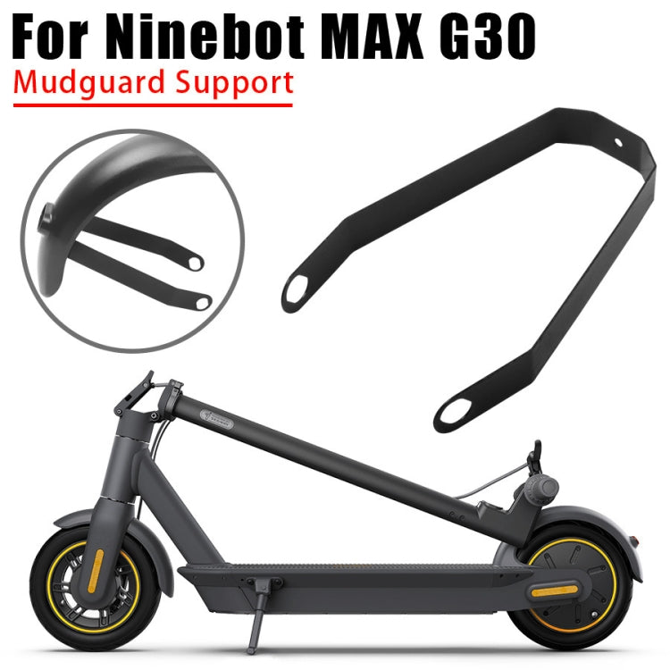 Staffa parafango posteriore per scooter elettrico per Ninebot MAX G30, Mudguard Bracket (Black), Mudguard Bracket (Red)