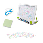Tavolo da disegno per bambini 3D luminoso multifunzionale, senza penna ad acquerello, stile:, 3D Space, 3D Dinosaur, 3D Ocean, Luminous Space, Luminous Ocean, Luminous Dinosaur