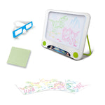Tavolo da disegno per bambini 3D luminoso multifunzionale, senza penna ad acquerello, stile:, 3D Space, 3D Dinosaur, 3D Ocean, Luminous Space, Luminous Ocean, Luminous Dinosaur