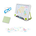 Tavolo da disegno per bambini 3D luminoso multifunzionale, senza penna ad acquerello, stile:, 3D Space, 3D Dinosaur, 3D Ocean, Luminous Space, Luminous Ocean, Luminous Dinosaur