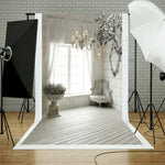1,5 m x 2,1 m Finestra Muro di mattoni Studio fotografico Sfondo fotografico 3D, Window Brick
