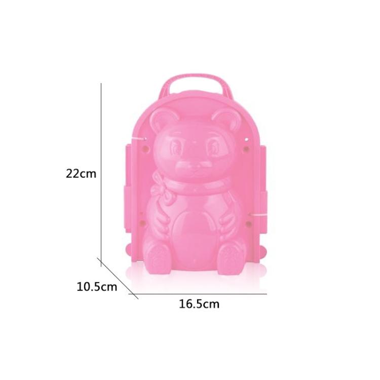 3 PCS Bambini Inverno Giocattolo all'aperto 3D Snow & Sand Mold Tool, Consegna colori casuali, Stile:, 3 PCS Elf, 3 PCS Bear, 3 PCS Cat, 3 PCS Squirrel, 3 PCS Rabbit