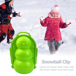 3 PCS Bambini Inverno Giocattolo all'aperto 3D Snow & Sand Mold Tool, Consegna colori casuali, Stile:, 3 PCS Elf, 3 PCS Bear, 3 PCS Cat, 3 PCS Squirrel, 3 PCS Rabbit