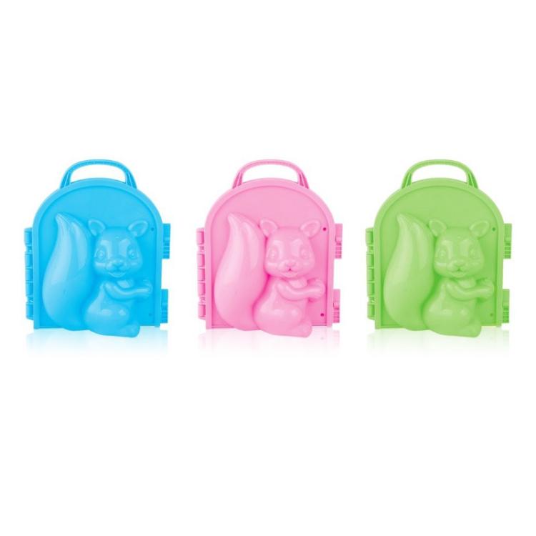 3 PCS Bambini Inverno Giocattolo all'aperto 3D Snow & Sand Mold Tool, Consegna colori casuali, Stile:, 3 PCS Elf, 3 PCS Bear, 3 PCS Cat, 3 PCS Squirrel, 3 PCS Rabbit