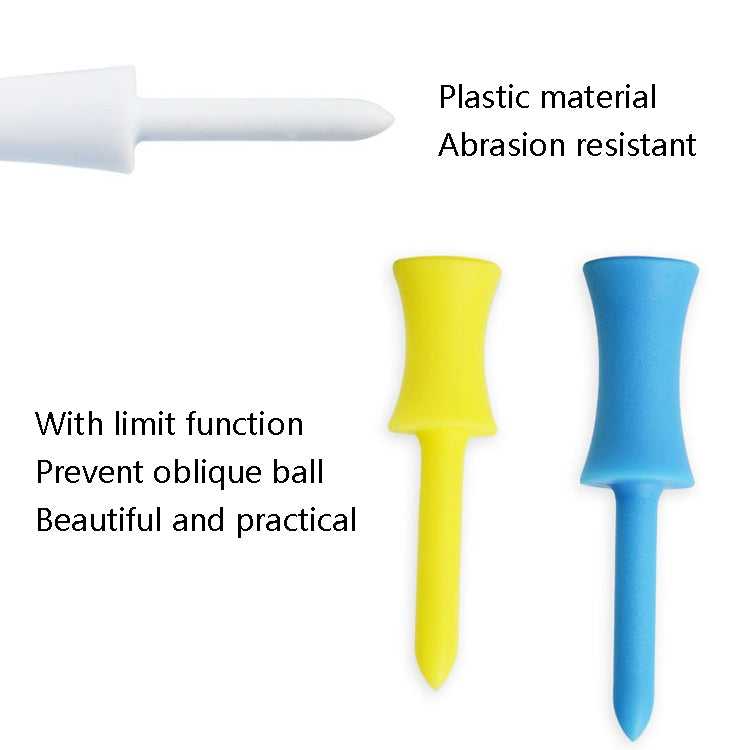 60 PCS PGM QT012 Golf Ribbon Needle Golf Plastic Ball TEE, consegna colore casuale, specifica:, 31mm, 37mm, 43mm, 51mm, 57mm, 68mm