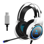 Heir Audio Cuffie cablate da gioco montate sulla testa con microfono, X9 Single Hole (Black), X9 Double Hole (Black), X9 Double Hole (White), X9 Double Hole (Pink), X9 7.1 Version (Black), X9 7.1 Version (White), X9  7.1 Version (Pink)                 ...