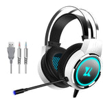 Heir Audio Cuffie cablate da gioco montate sulla testa con microfono, X9 Single Hole (Black), X9 Double Hole (Black), X9 Double Hole (White), X9 Double Hole (Pink), X9 7.1 Version (Black), X9 7.1 Version (White), X9  7.1 Version (Pink)                 ...