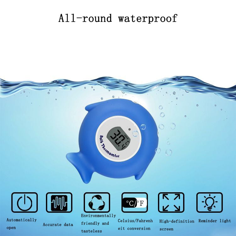 2 PCS Little Fish Baby Bath Termometro elettronico Vasca da bagno Termometro per acqua da piscina