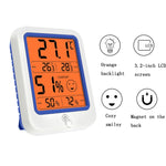 Termometro e igrometro con display digitale industriale a parete elettronico da 2 pezzi, Display Thermometer