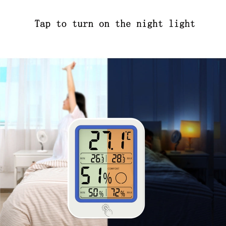 Termometro e igrometro con display digitale industriale a parete elettronico da 2 pezzi, Display Thermometer
