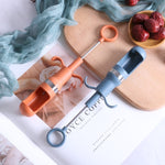 3 PCS Gadget da cucina con dispositivo per la denocciolatura della data rossa, Red Date Pitting  (Orange), Red Date Pitting (Orange)