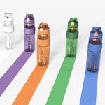 8012 Bollitore fitness antiurto per tazza sportiva per esterni di grande capacità, capacità:, 500ml (Pearl White), 500ml (Black Gray), 500ml (Storm Purple), 500ml (Storm Orange), 500ml (Storm Green), 500ml (Storm Blue), 720ml (Pearl White)             ...