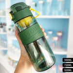 8012 Bollitore fitness antiurto per tazza sportiva per esterni di grande capacità, capacità:, 500ml (Pearl White), 500ml (Black Gray), 500ml (Storm Purple), 500ml (Storm Orange), 500ml (Storm Green), 500ml (Storm Blue), 720ml (Pearl White)             ...