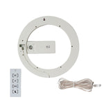 Orologio da parete cavo a specchio a LED Orologio da parete con display digitale elettronico con interruttore a 7 colori, Hollow Wall Clock