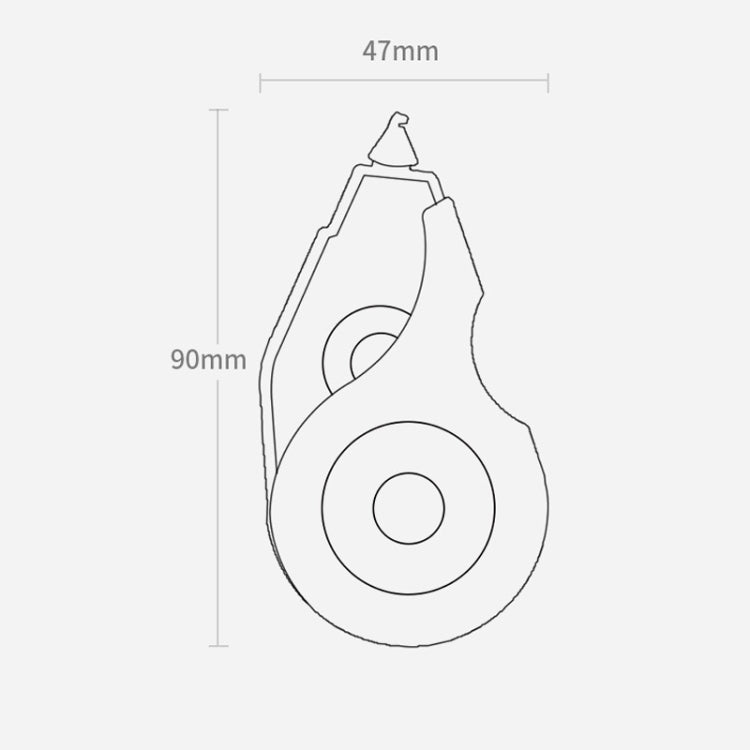 5 PCS Deli NS157 Nastro di correzione per ufficio Forniture per studenti Nastro di correzione, NS157
