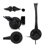 SOYTO SY490 Cuffie per computer per l'istruzione degli studenti della classe di rete dell'ufficio di insegnamento, stile:, Double Ear Black 3.5mm, Double Ear Black USB, Double Ear Black Separation USB
