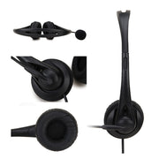 SOYTO SY490 Cuffie per computer per l'istruzione degli studenti della classe di rete dell'ufficio di insegnamento, stile:, Double Ear Black 3.5mm, Double Ear Black USB, Double Ear Black Separation USB