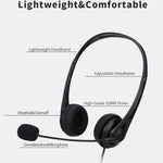 SOYTO SY490 Cuffie per computer per l'istruzione degli studenti della classe di rete dell'ufficio di insegnamento, stile:, Double Ear Black 3.5mm, Double Ear Black USB, Double Ear Black Separation USB