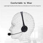 SOYTO SY490 Cuffie per computer per l'istruzione degli studenti della classe di rete dell'ufficio di insegnamento, stile:, Double Ear Black 3.5mm, Double Ear Black USB, Double Ear Black Separation USB