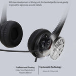 SOYTO SY490 Cuffie per computer per l'istruzione degli studenti della classe di rete dell'ufficio di insegnamento, stile:, Double Ear Black 3.5mm, Double Ear Black USB, Double Ear Black Separation USB