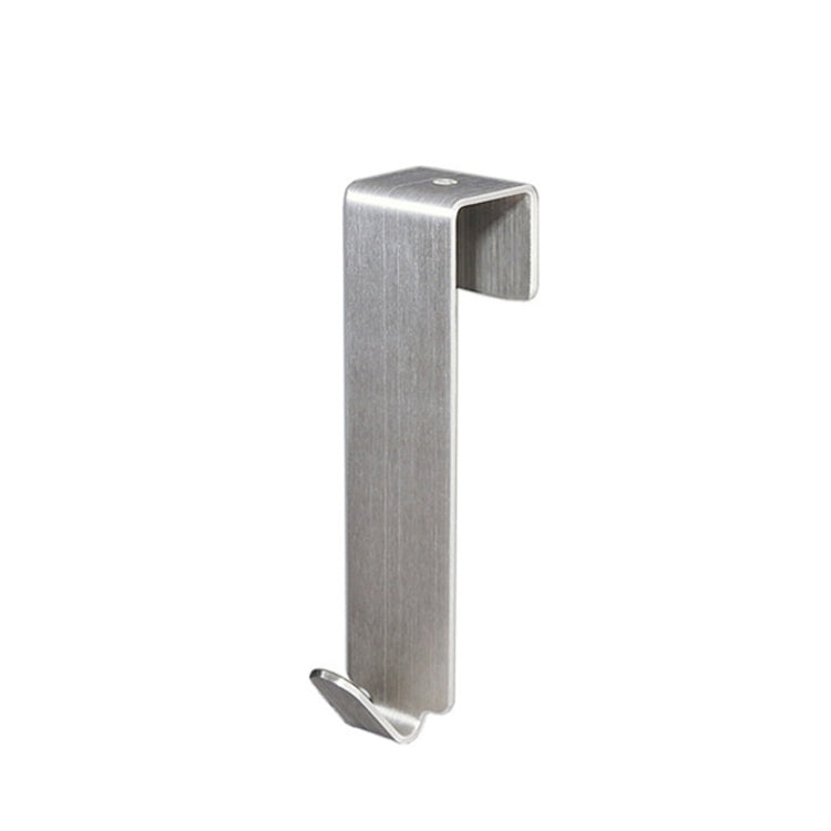 Gancio per porta della camera da letto dell'armadio in acciaio inossidabile da 4 pezzi, stile:, Short Stainless Steel Color, Short Black, Long Stainless Steel Color, Long Black