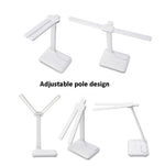 Lampada da scrivania a doppia testa con illuminazione a LED, stile:, Plug-in Version+Cable, Rechargeable 3600mAh+Cable, Rechargeable  4000mAh+Cable