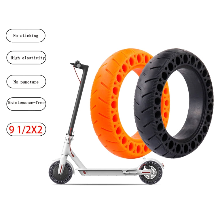 Pneumatici solidi a nido d'ape ammortizzanti per scooter elettrico da 9,5 pollici per Xiaomi Mijia M365, Shock-Absorbing Honeycomb Solid Tires