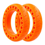 Pneumatici solidi a nido d'ape ammortizzanti per scooter elettrico da 9,5 pollici per Xiaomi Mijia M365, Shock-Absorbing Honeycomb Solid Tires