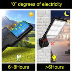 Lampione solare LED con sensore movimento per esterni