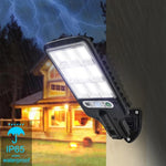 Lampione solare LED con sensore movimento per esterni