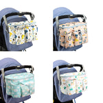 Borsa portaoggetti multifunzionale per passeggino, White Dinosaur, Yellow Zoo, Green Lamb, White Alpaca, Tibetan Owl, Denglin Deer, Yellow Zoo + Side Pocket, Green Lamb + Side Pocket, White Alpaca + Lateral Pocket, Tibetan Owl + Side Pocket            ...