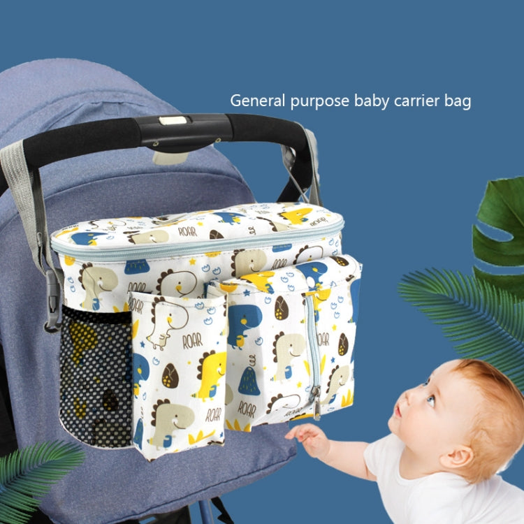 Borsa portaoggetti multifunzionale per passeggino, White Dinosaur, Yellow Zoo, Green Lamb, White Alpaca, Tibetan Owl, Denglin Deer, Yellow Zoo + Side Pocket, Green Lamb + Side Pocket, White Alpaca + Lateral Pocket, Tibetan Owl + Side Pocket            ...