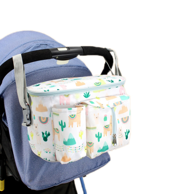 Borsa portaoggetti multifunzionale per passeggino, White Dinosaur, Yellow Zoo, Green Lamb, White Alpaca, Tibetan Owl, Denglin Deer, Yellow Zoo + Side Pocket, Green Lamb + Side Pocket, White Alpaca + Lateral Pocket, Tibetan Owl + Side Pocket            ...