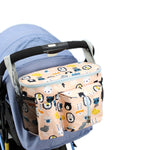 Borsa portaoggetti multifunzionale per passeggino, White Dinosaur, Yellow Zoo, Green Lamb, White Alpaca, Tibetan Owl, Denglin Deer, Yellow Zoo + Side Pocket, Green Lamb + Side Pocket, White Alpaca + Lateral Pocket, Tibetan Owl + Side Pocket            ...