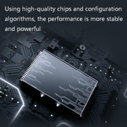 K777 Spazzatrice Automatica Intelligente Asciutto Bagnato Macchina per il lavaggio a due usi Imitazione della gomma artificiale, Piano Black, Elegant White