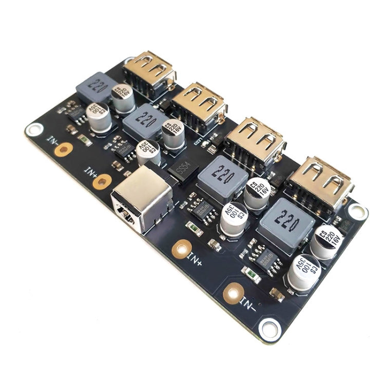 4-way fast charging module USB mobile phone charging board