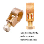 2 paia 269 clip per batteria per auto con clip per batteria in rame puro, 269