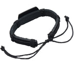 5 PCS B01916 Bracciale da uomo in pelle con testa di lupo, B01916