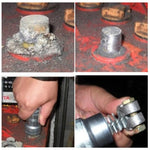 5 PCS 114 Strumenti per la pulizia dell'auto Spazzola per testine a batteria, 114