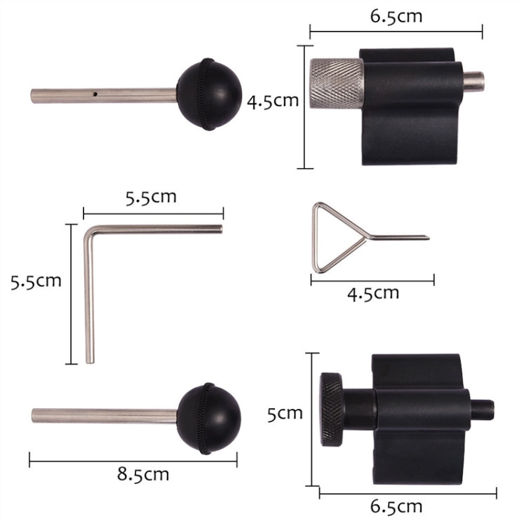181 Strumento di messa in fase dell'albero a camme del motore, 6 PCS / Set 181