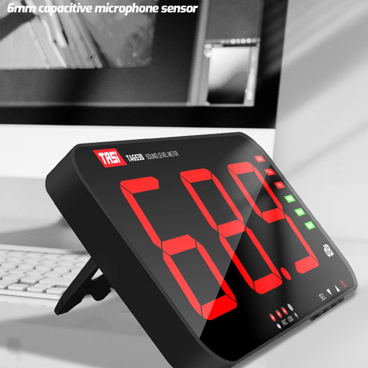 TASI TA653B Misuratore di rumore a grande schermo Misuratore di decibel montato a parete, TA653B