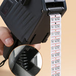Deli 7500 Data Numero di lotto Stampante portatile per etichette, With 2 Ink Wheel +1 Roll Price Tag