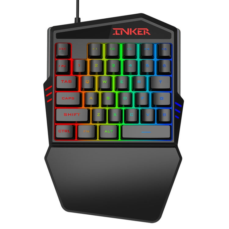 Tastiera a una mano per giochi mobili T-WOLF ， Specifiche ：, T19 Keyboard, TF-900 Set, Keyboard + Mouse + Throne